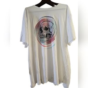 ROBERT GRAHAM MEN'S  SKULL TEE SHIRT SIZE 2 XL